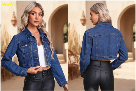 Long Sleeve Denim Jacket for Autumn