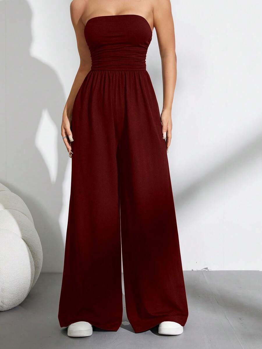 New Casual Versatile High-waisted Pants With A Tube Top