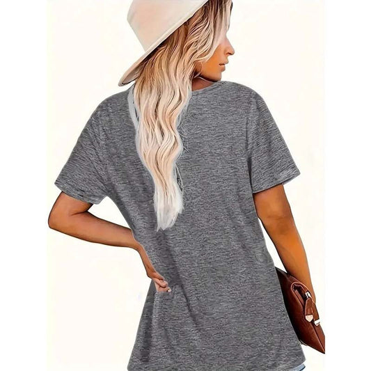 Sunrise Print Round Neck T-Shirt CJ US