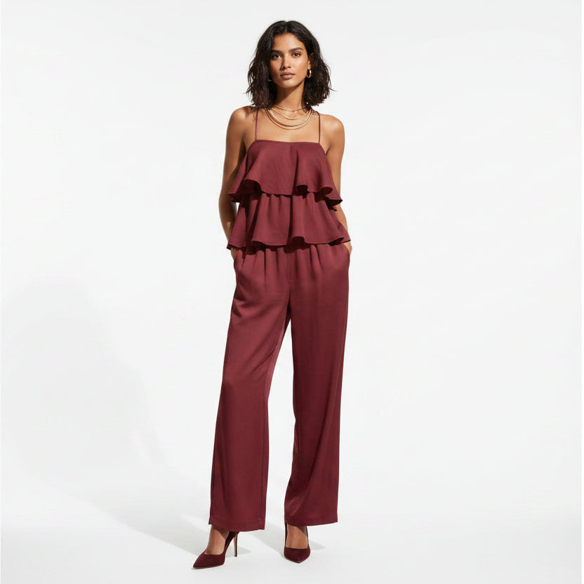 Women's Camisole And Casual Pants Set
