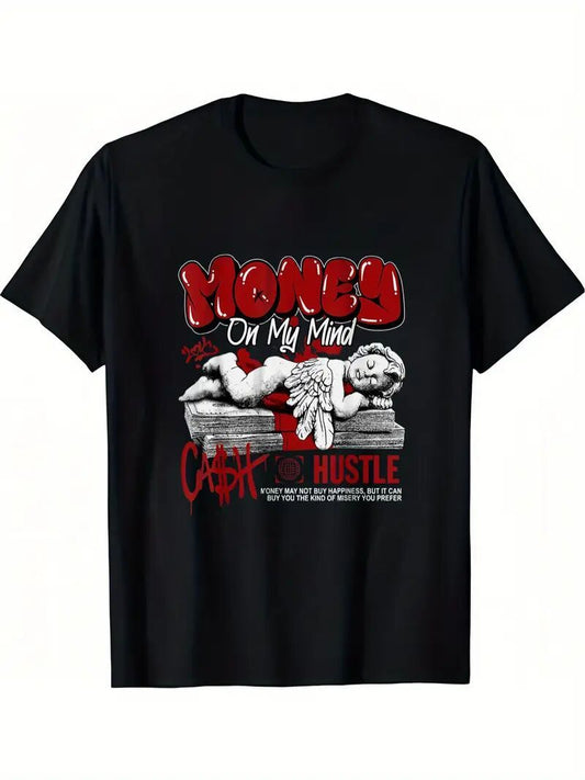 Men's Printed Short-sleeved T-shirt CJ