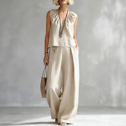 Sexy Urban-style Sleeveless Pantsuit