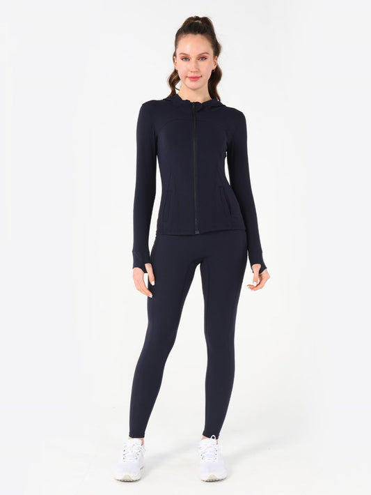 🖤 Women's Lightweight Hooded Yoga Jacket FitiqueFit