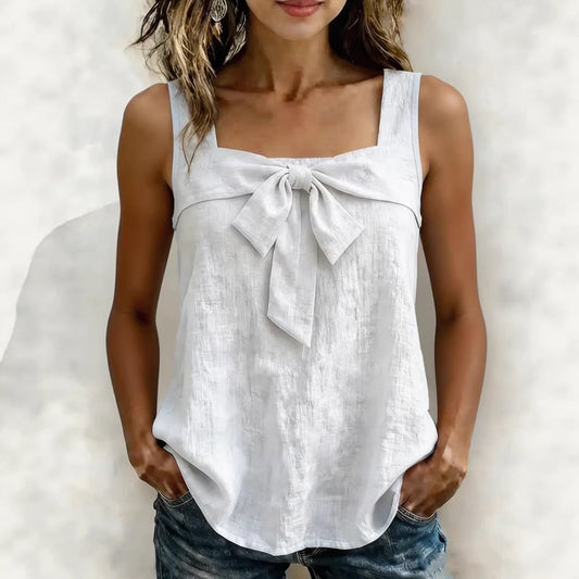 Women's Casual Square-Neck Sleeveless Tank Top