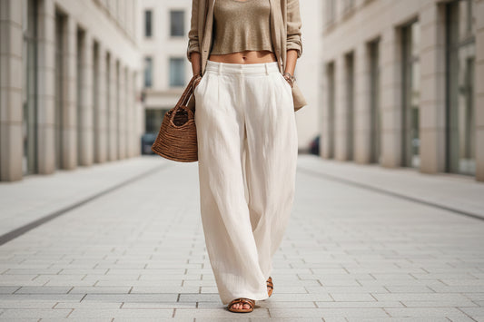 Front-button Cardigan Top And Pants Set