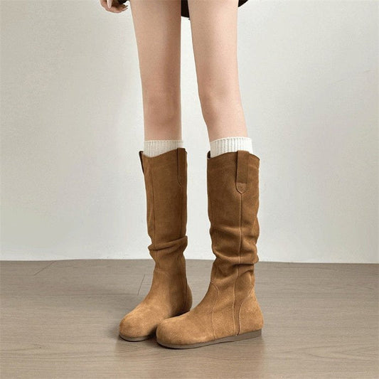 Creeper Knight Flat-Heel Cowboy BootsΒ