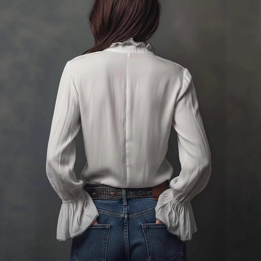 European And American Style Casual Resort Shirt For Women