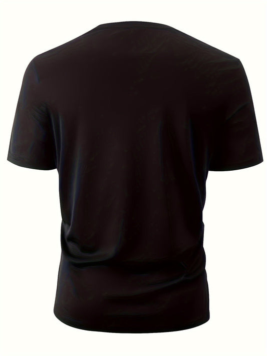 Evil Smile Face T-Shirt for Men – Trendy Summer Streetwear Tee CJ US
