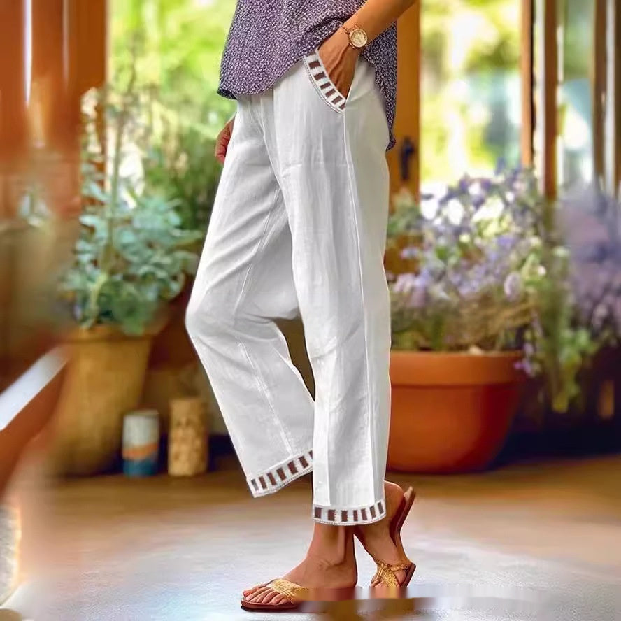 European And American Women's Simple Casual Pants
