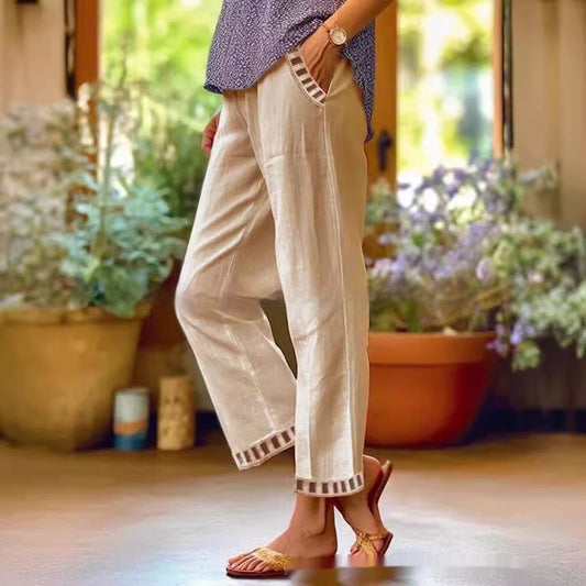 European And American Women's Simple Casual Pants