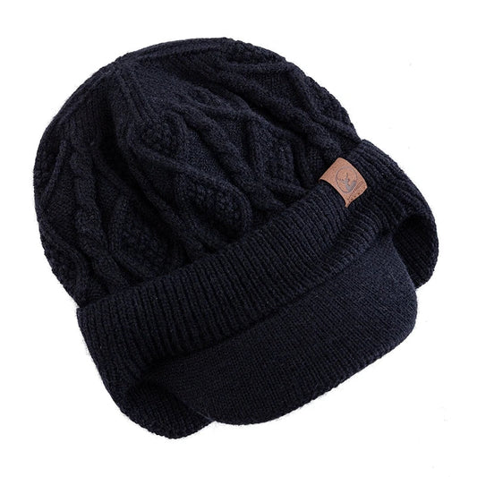 New Unisex Winter Hat Plush Fur Lined Warm Earflap Cap Stylish Soft Beanie Hat Outdoor Thick Ski Sports Knitted Hat FitiqueFit