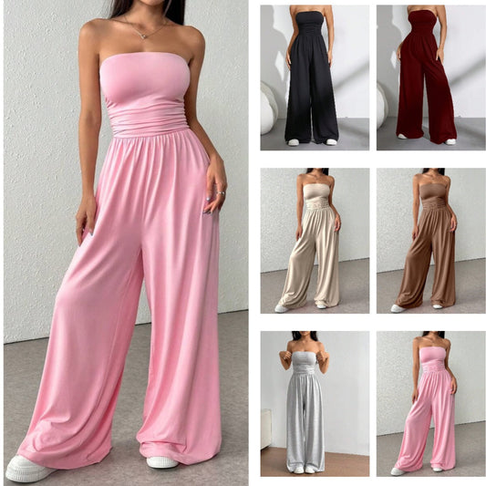New Casual Versatile High-waisted Pants With A Tube Top