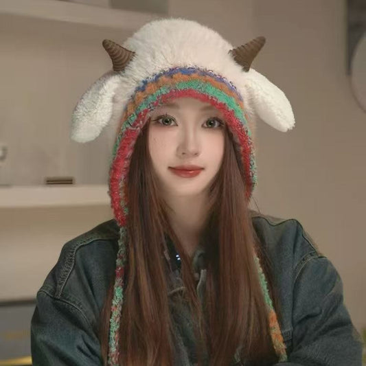 Women’s Cold-Proof Knitted Hat – Versatile Warm Winter Beanie - FitiqueFit