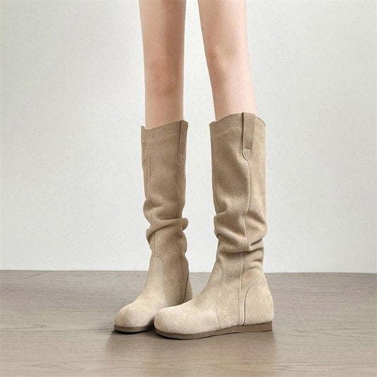 Creeper Knight Flat-Heel Cowboy BootsΒ