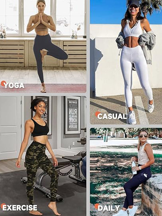 Cropped High-Rise Leggings – USA Flag Print Patriotic Workout Pants CJ US