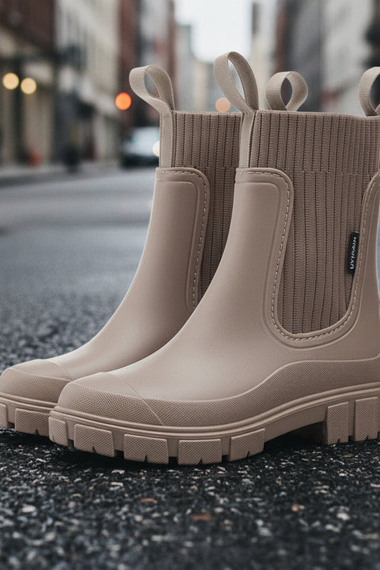 Women’s Waterproof Height-Increasing Rain Boots 