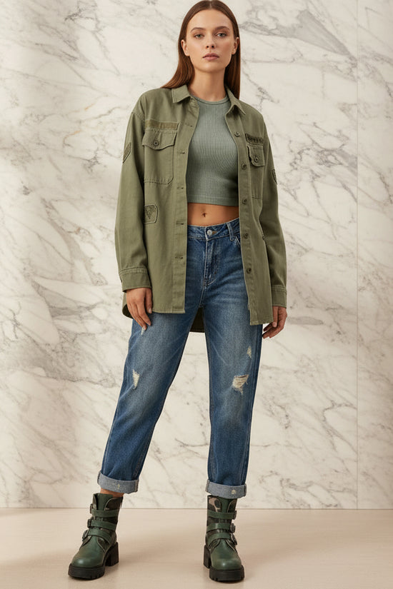 High Heel Thick Sole Belt Buckle Camouflage Low Cut Women's Boots Fashionable Large Made to order, ships in 7 days 