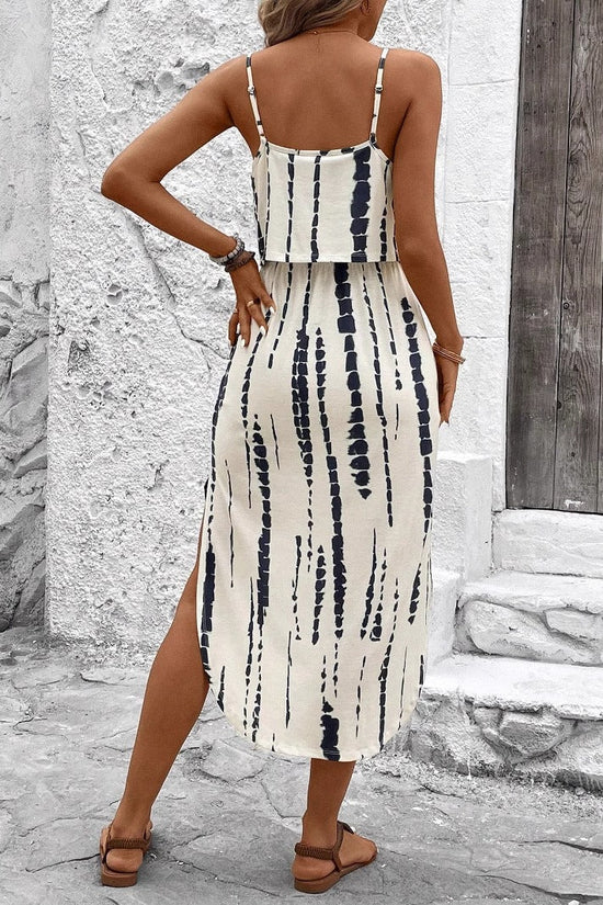 Printed camisole dress 