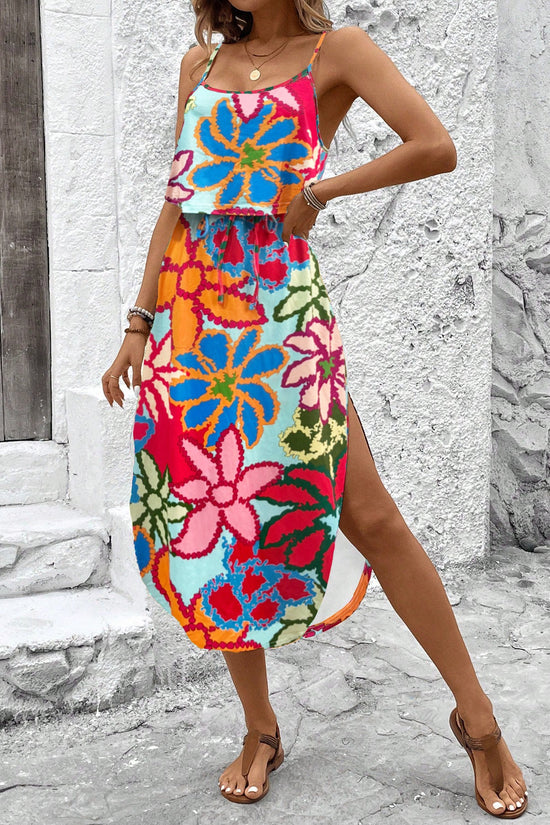 Printed camisole dress 