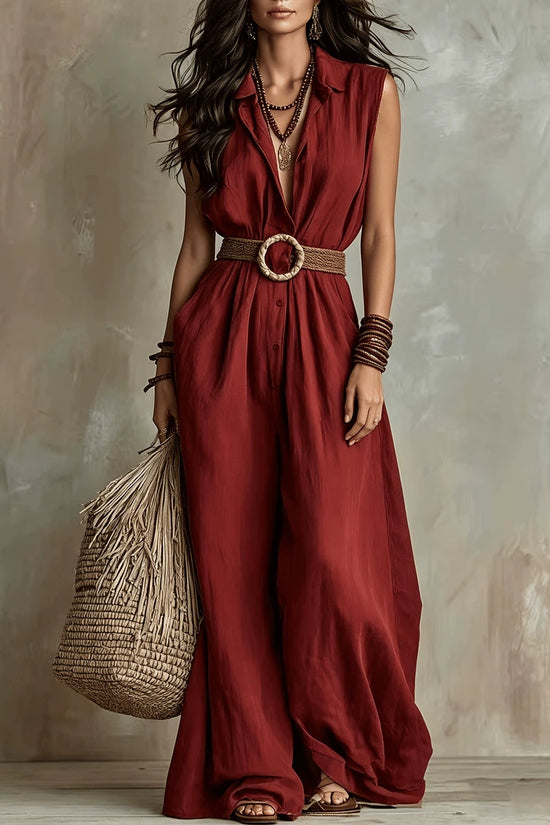 Sleeveless jumpsuit 