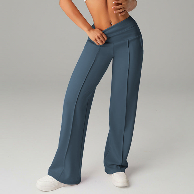 High-waisted Loose-fitting Wide-leg Womens Sweatpants 
