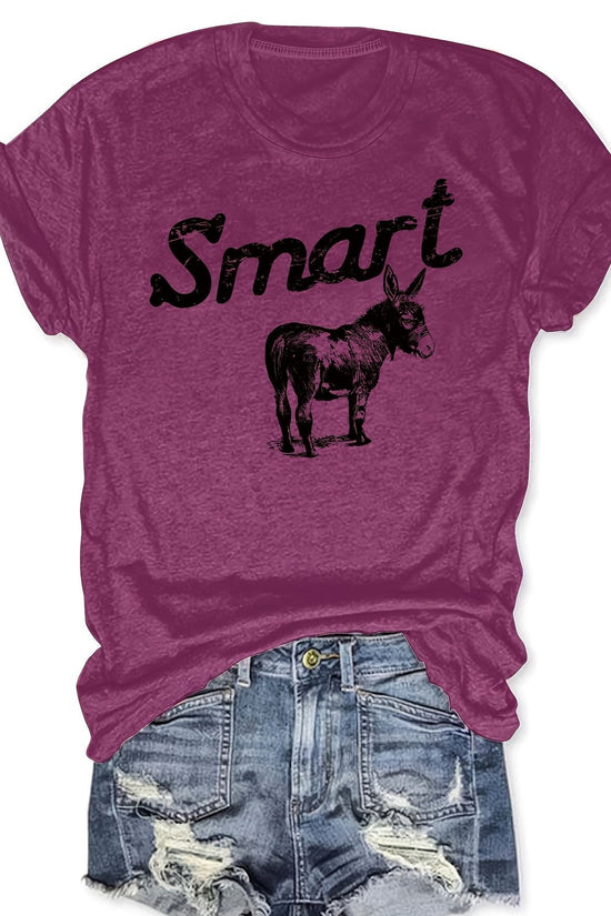 Women's Round Neck Short Sleeve T-Shirt - Casual Summer Top 