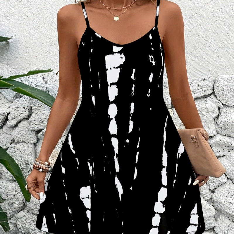 Summer European-style Halter Dress 