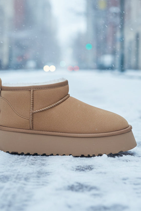Women’s Muffin Thick Sole Snow Boots – Warm Outdoor Winter Boots - FitiqueFit