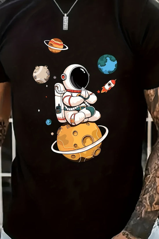 Men’s Astronaut Graphic T-Shirt CJ US
