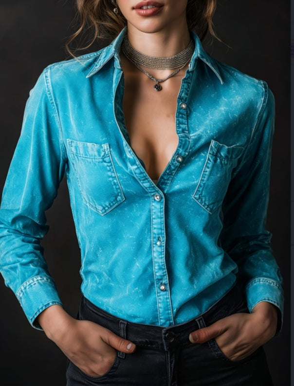 Artistic Lapel Shirt 