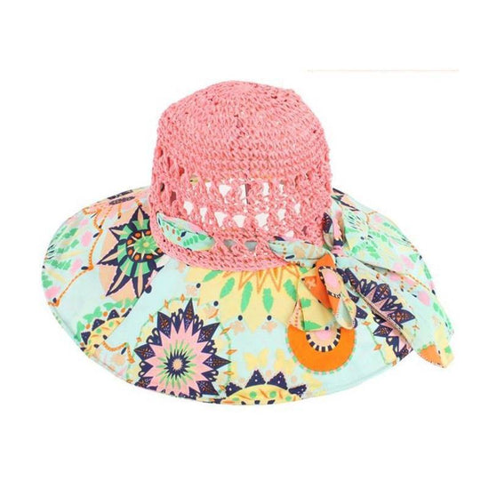 Summer Beach Sun Hat Beach Green Straw Hat For Women 