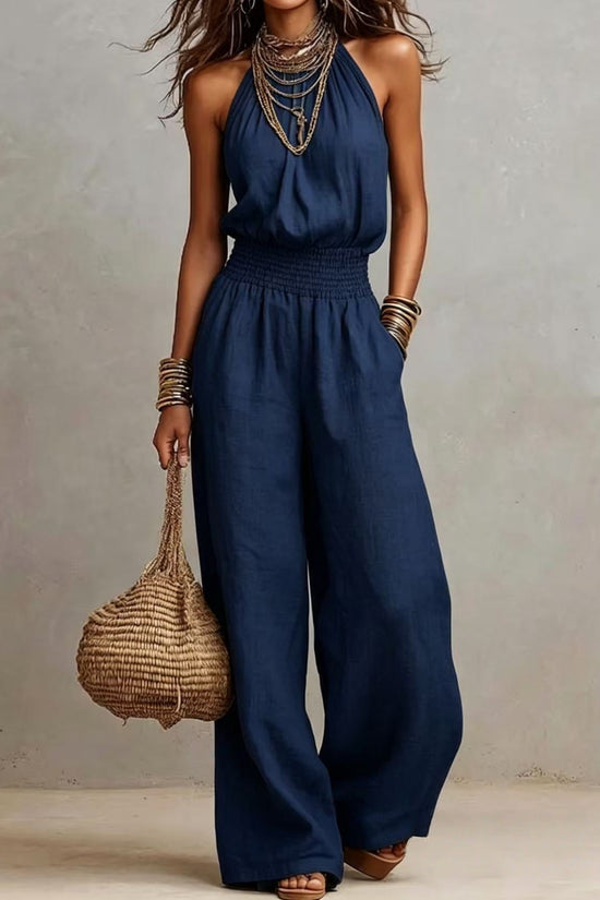 European And American Women's Backless Jumpsuit 