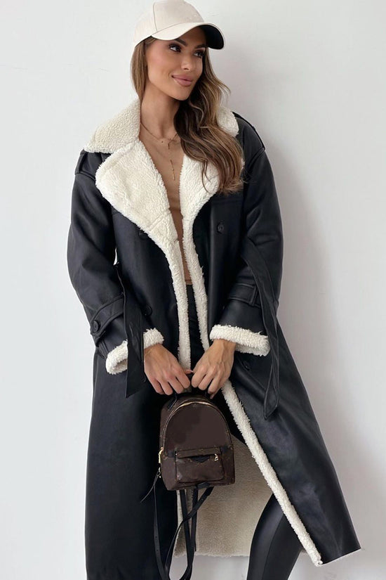 Winter Jacket With Belt Fashion Double Breasted Lapel Windbreaker Women's Long Trench Coat Mid-length Overcoat Clothing 