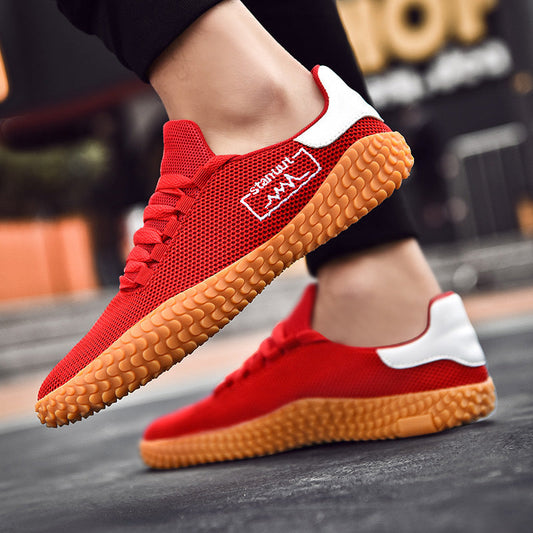 Korean Forrest Gump Flying Woven Shoes CJ US