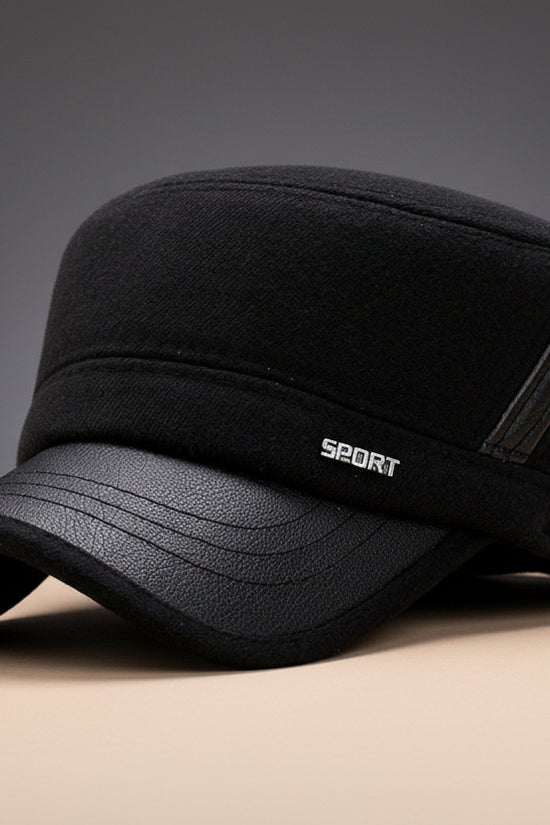 Winter Flat Hat – Classic Warm Wool-Style Newsboy Cap - FitiqueFit