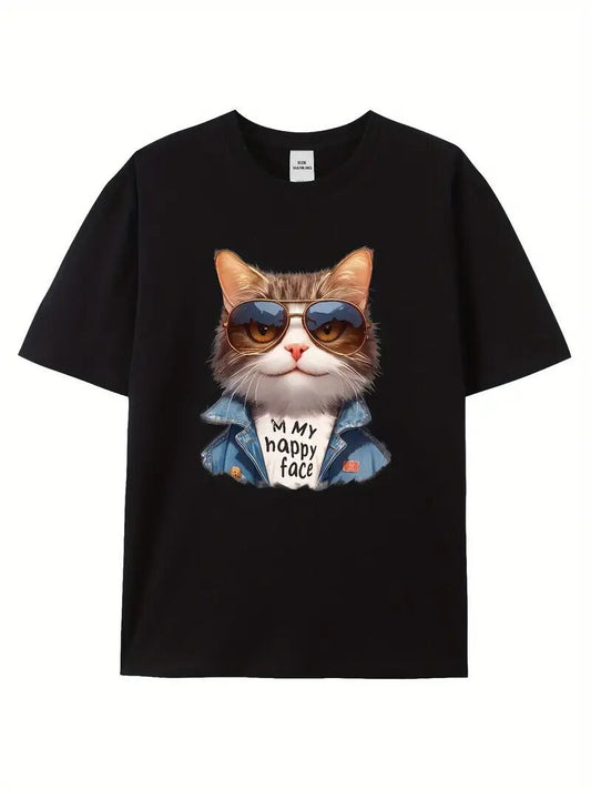 Men's Printed Short-sleeved T-shirt CJ