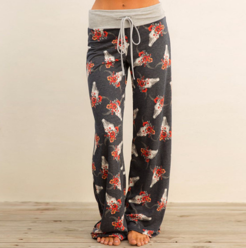 Women’s Wide Leg Yoga Pants – Casual Lounge Pajama Pants 