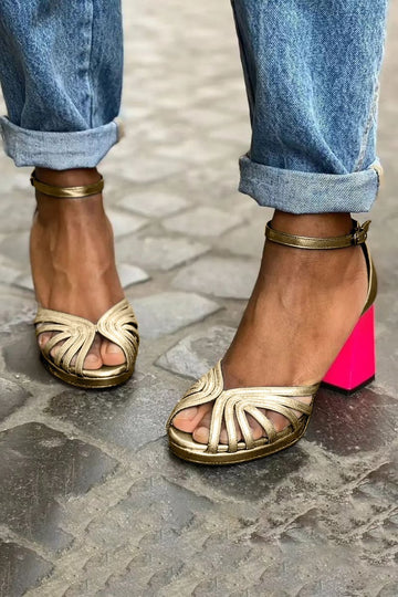 Golden Rose Red Heel