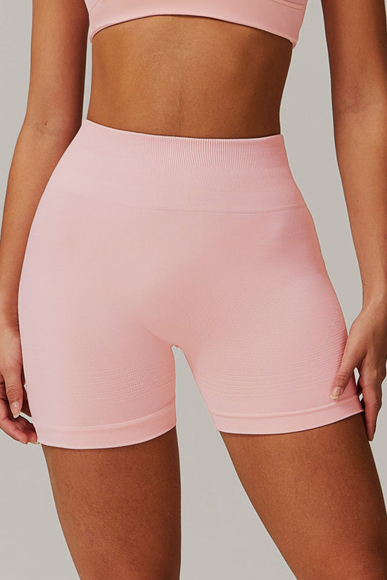 Tight high waisted yoga shorts 