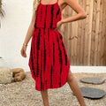  Red background with black stripes