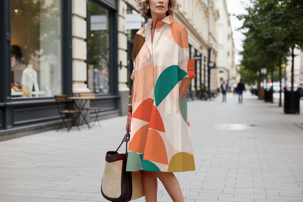 Plus-size Loose-fitting Top Dress 