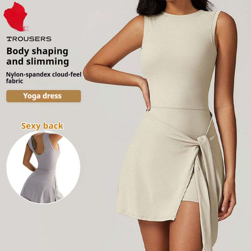 Women's Fitness Beauty Back Yoga Dress 