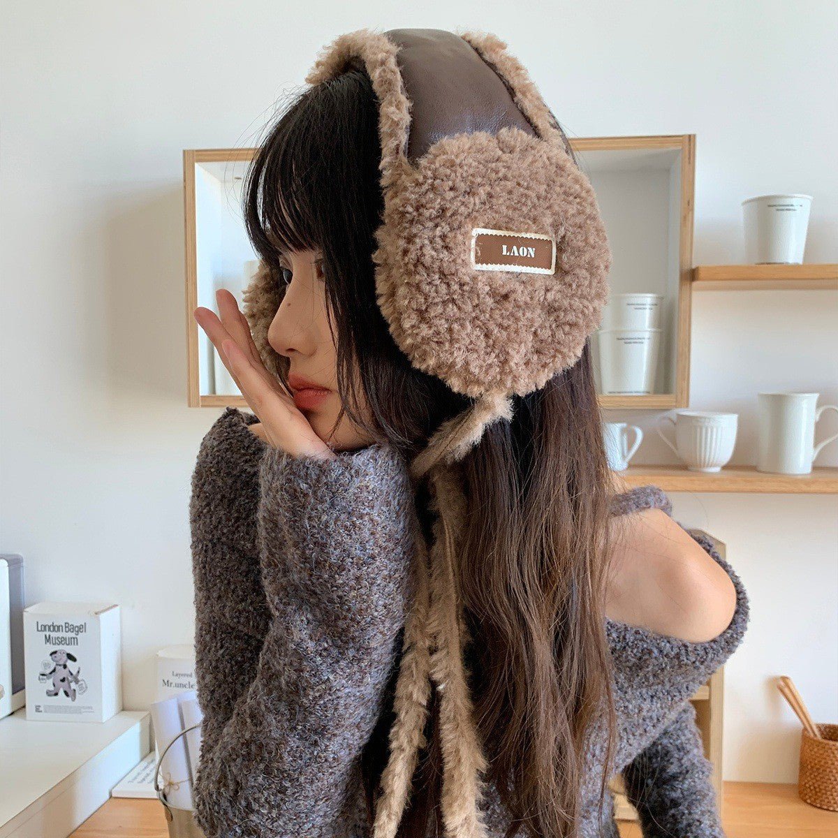 Women’s Fleece Ear Warmers – Warm Outdoor Cycling Ear Covers for Winter - FitiqueFit