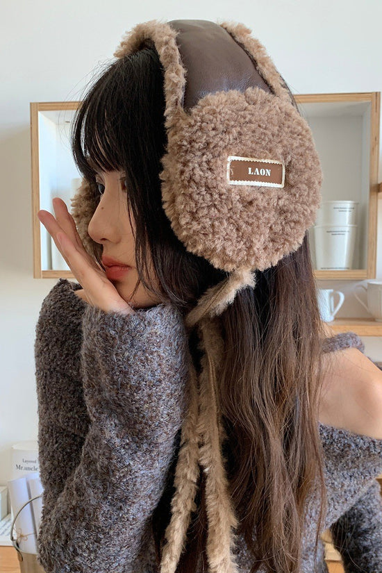 Women’s Fleece Ear Warmers – Warm Outdoor Cycling Ear Covers for Winter - FitiqueFit