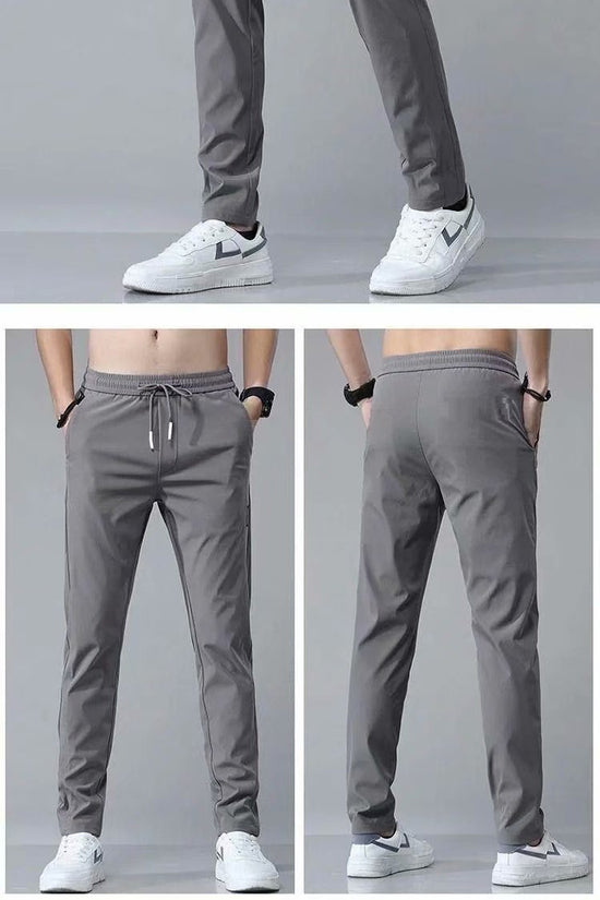 Men’s Straight Leg Sweats – Lightweight, Casual, Korean-Inspired Comfort FitiqueFit