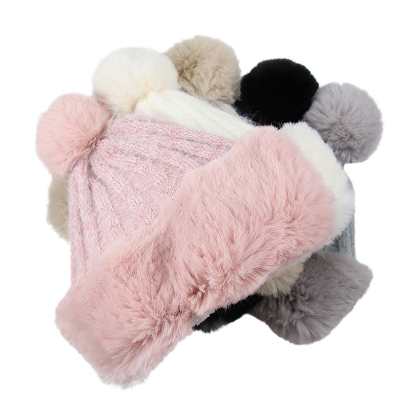 Women’s Winter Princess Mongolian Hat – Warm Plush Fur Fashion Hat - FitiqueFit