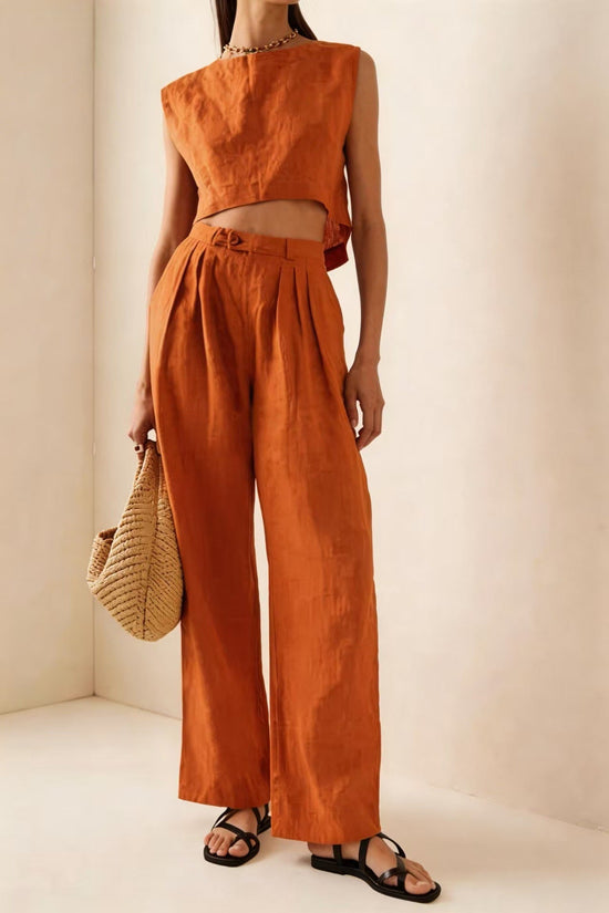 Breathable Comfortable Crew-neck Loose-fitting Casual Set 