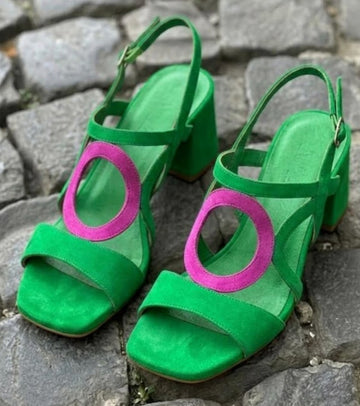 Green With Purple Heart