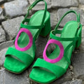 Green With Purple Heart