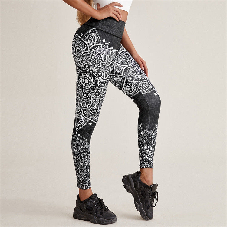 🖤 Plus Size High-Waist Compression Yoga Leggings with Pockets FitiqueFit
